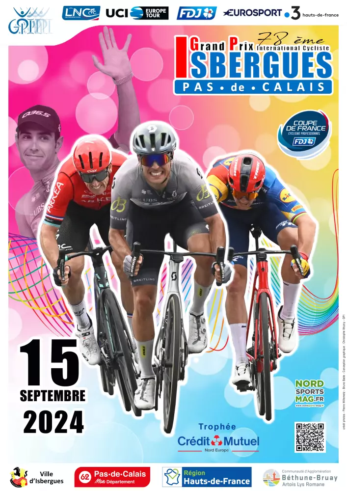 Affiche officielle Grand Prix Isbergues 2024