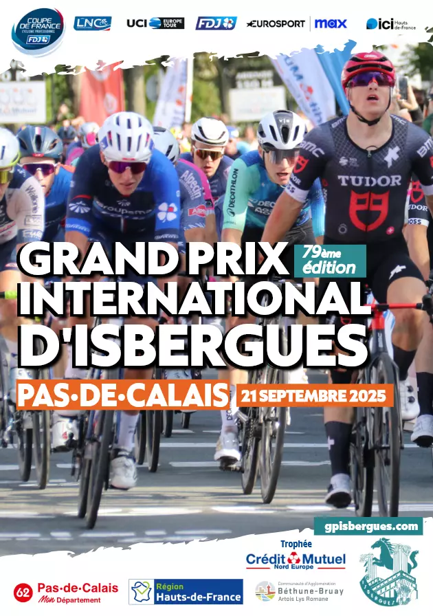 Affiche officielle Grand Prix Isbergues 2025