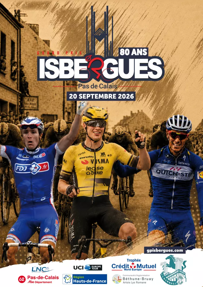 Affiche officielle Grand Prix Isbergues 2025